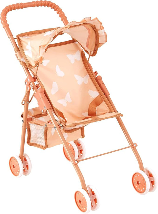 My First Baby Doll Stroller for Toddlers 3 Year Old Girls, Little Kids | Folding Baby Stroller for Dolls