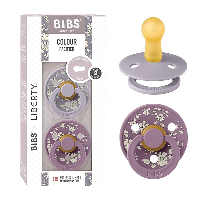 BIBS Liberty Pacifier | 2 Colour Natural Rubber Latex Soothers
