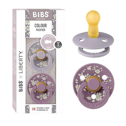 BIBS Liberty Pacifier | 2 Colour Natural Rubber Latex Soothers