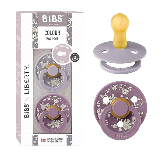 BIBS Liberty Pacifier | 2 Colour Natural Rubber Latex Soothers
