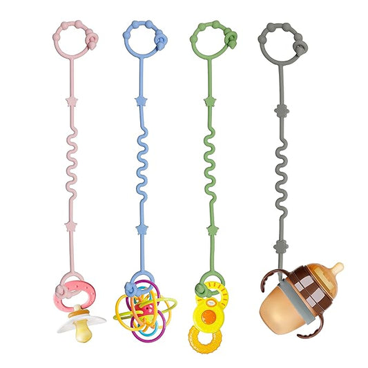 Toy Straps for Baby,RTMOK Silicone Setpacifier Clip