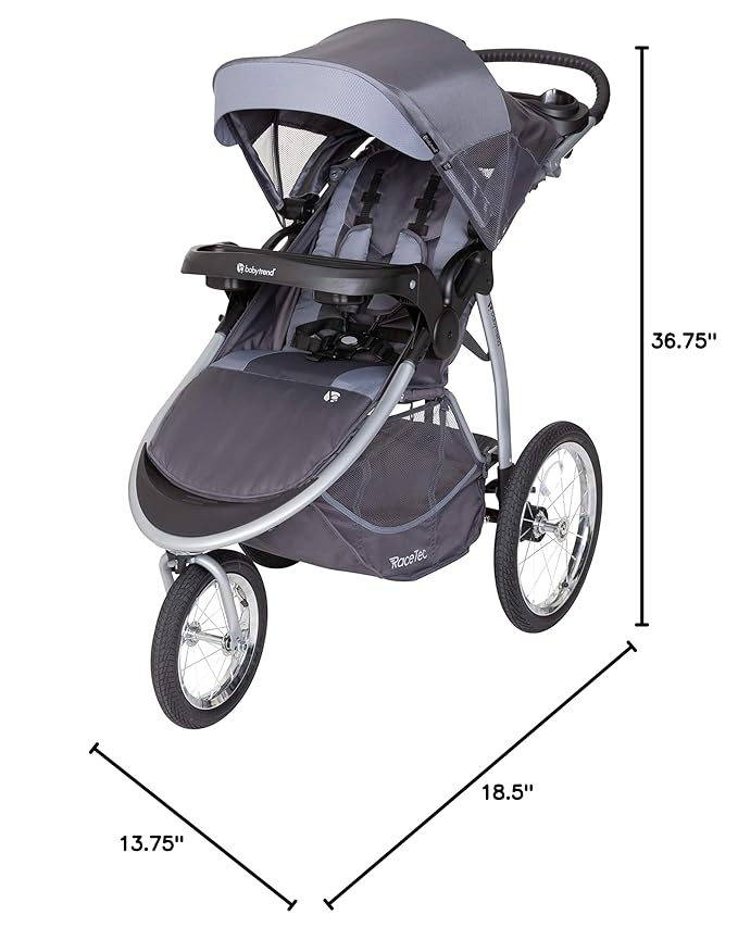 Baby Trend Expedition® Race Tec™ Jogger, Ultra Grey