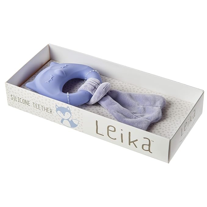 Mary Meyer Teething Toys Leika Silicone Baby Teether for Babies 0-12 Months, 9-Inches