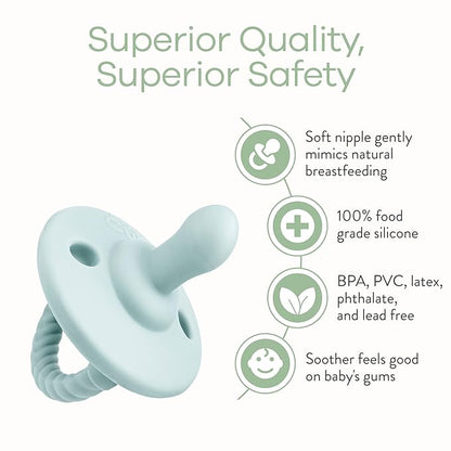 Pacifier Soother Baby 4 Pack of Pacifiers Newborn Teething 100% 0-18 Months