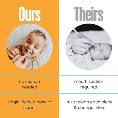 oogiebear Baby Nose Cleaner & Ear Wax Removal Tool - Safe Booger & Earwax Removal for Newborns, Infants