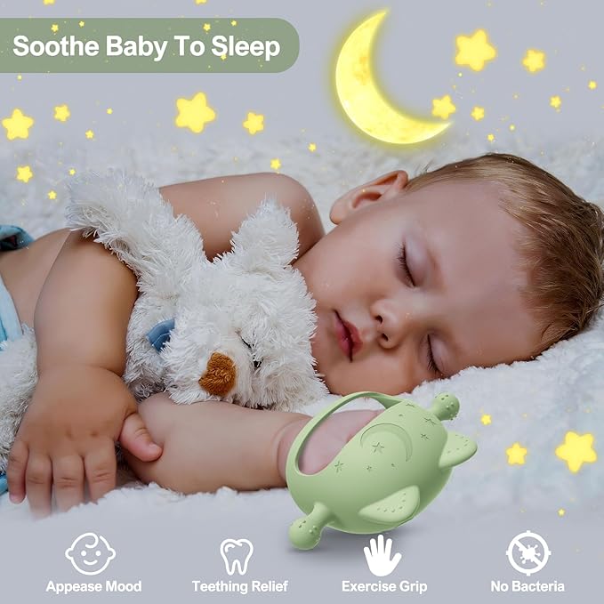 Baby Teethers 0-6 Months,Teething Toys for Babies 0-6 Months 0-6 Months,Ideal