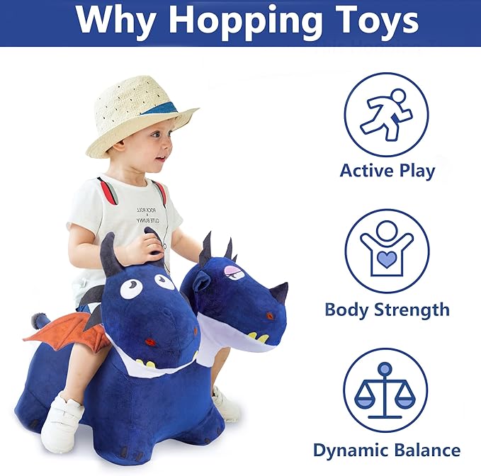 iPlay, iLearn Bouncy Pals Toddler Animal Hopper Toys 18 24 2 3 4 Year