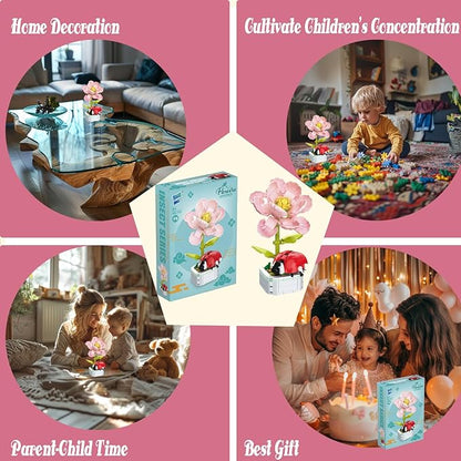 Flower Building Bouquet Set, Flower Building Toys