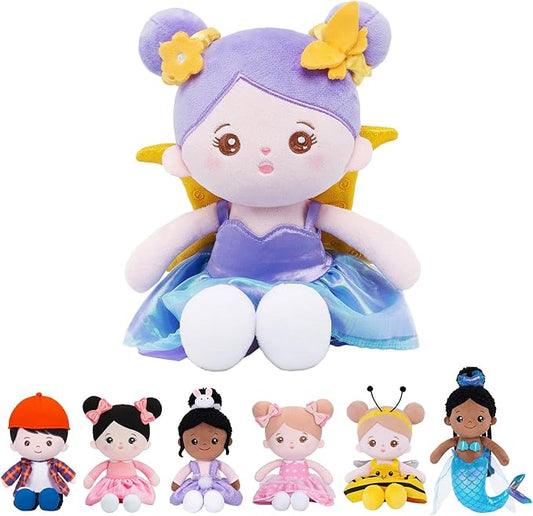 OUOZZZ 13" Soft Baby Doll Gift- Fairy Dolls My First 1 Year
