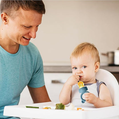 Baby Food Feeder Pacifier with Breast Milk Popsicle Teether-Silicone Forage