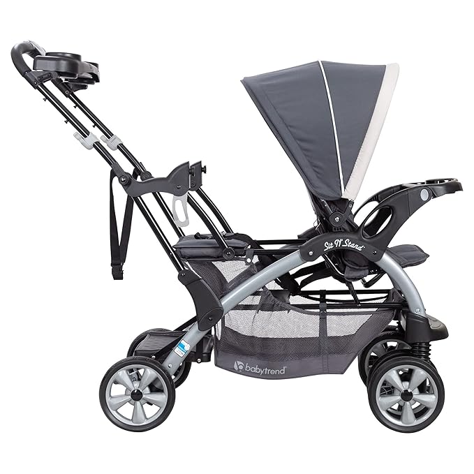 Baby Trend Infant and Toddler Double Stroller & 2 Car Seat Combo, 3 Pc Set, Magnolia - Portable and Lightweight Stroller Duo and Car Seat Travel System Tandem