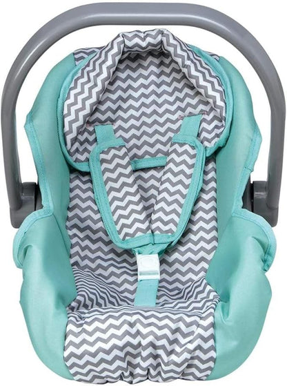 Adora Baby Doll Car Seat Carrier with Removable Seat Cover - Machine Washable, Fits Most Dolls & Plush Animals Up To 20” 2+ -