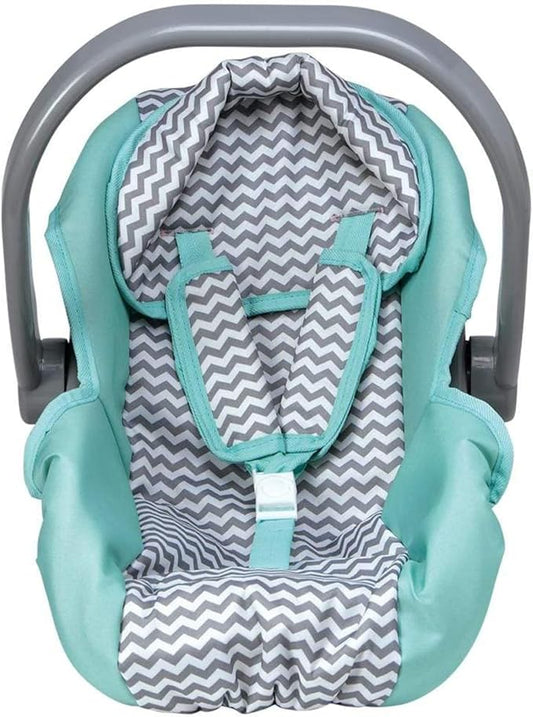 Adora Baby Doll Car Seat Carrier with Removable Seat Cover - Machine Washable, Fits Most Dolls & Plush Animals Up To 20” 2+ -