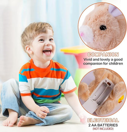 Hopping Bunny Toys for Kids Interactive Toys Bunny Plush Toy 7in)