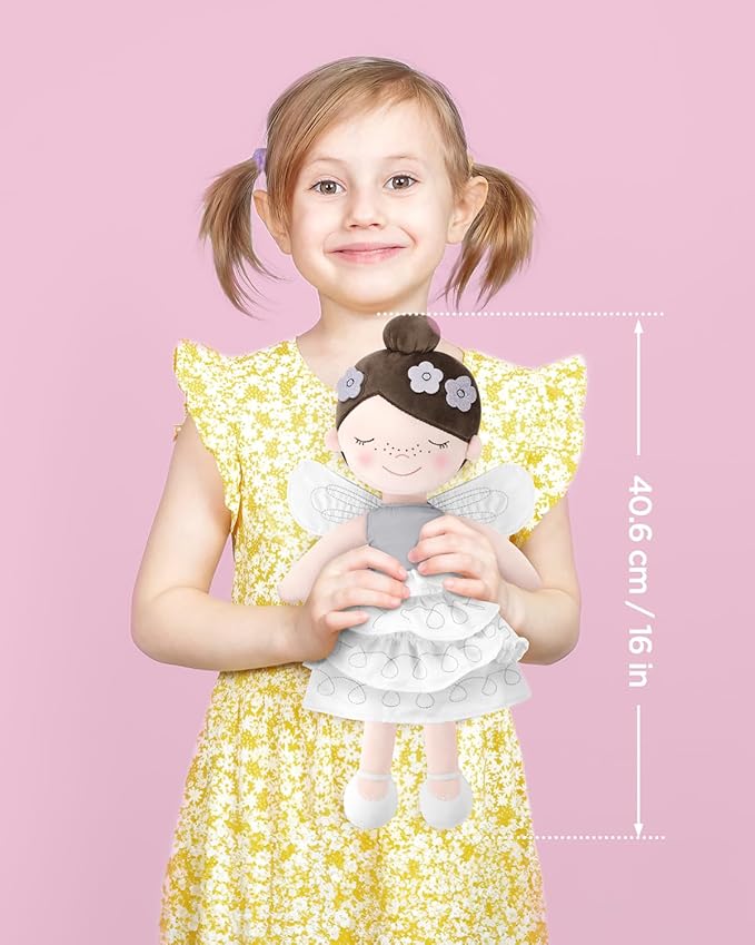 GAGAKU Soft Baby Doll Toys (16''), My First Baby Rag 1 Year