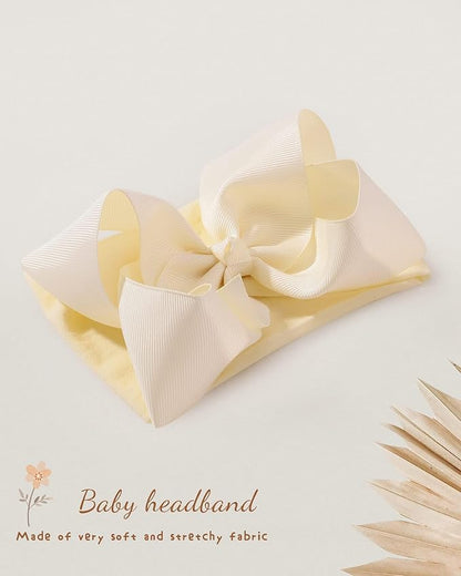 doboi 20pcs Baby Girls Bows Headbands Nylon Hairbands Ribbon Bow
