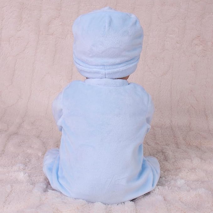Aori Reborn Baby Dolls Clothes 20 inch Outfit Blue Set 18-20 Inch