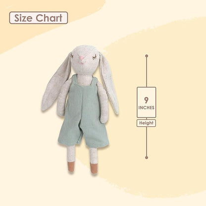 MON AMI Billy The Bunny Stuffed Doll - 9", Soft & Cuddly Plush Animal Doll