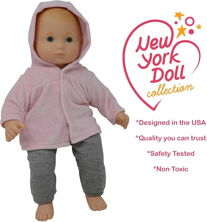 Baby Doll Clothes New Born Baby Doll Outfits for 14 15 and 16 inch Dolls Includes Doll Accessories Bottle, Pacifier