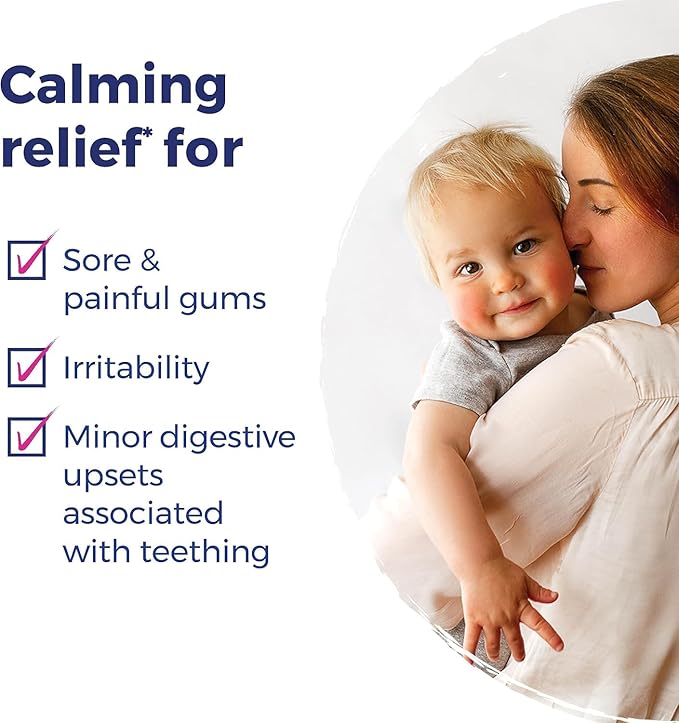 Boiron Camilia Teething Drops for Daytime and Nighttime Relief of 30 Count