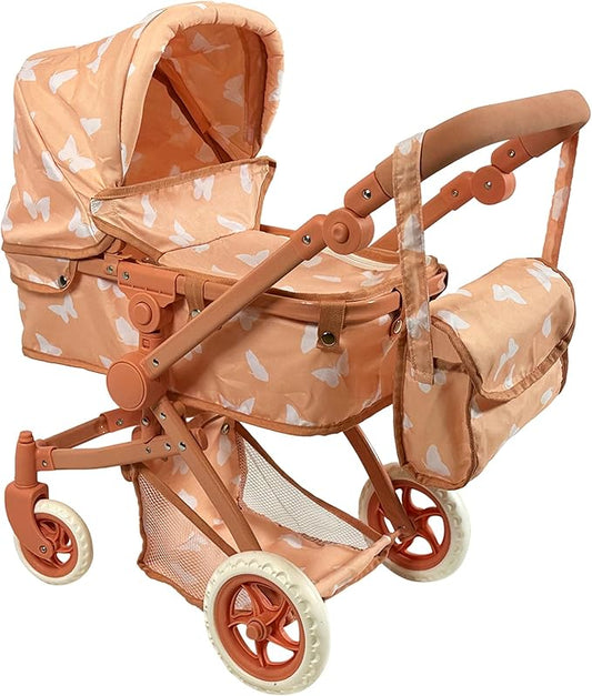 Convertible Combo Baby Doll Stroller for 3 Year Old Girls