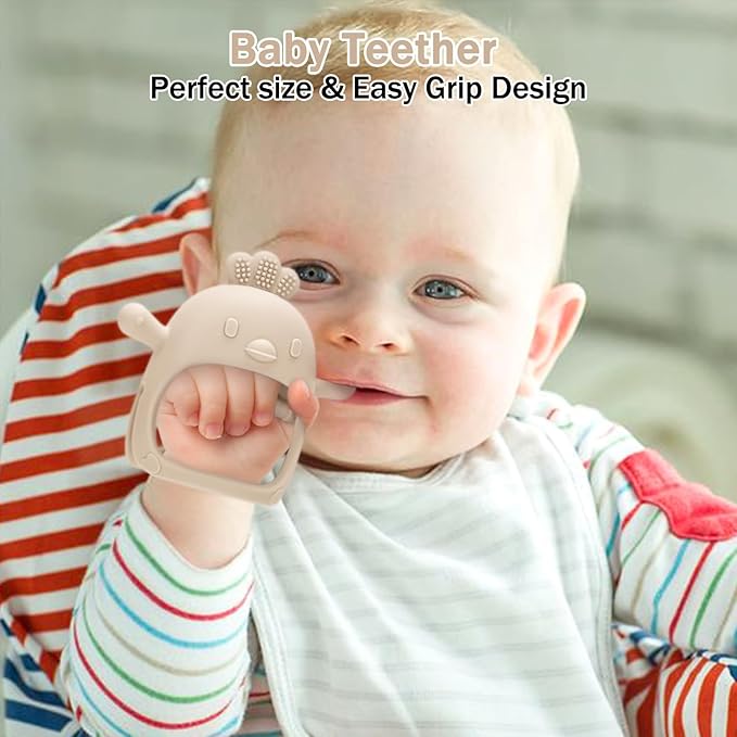 Baby Food Fruit Feeder & Mini Freezer Nibble Tray, Breastmilk Popsicle Molds for Baby Cooling Relief
