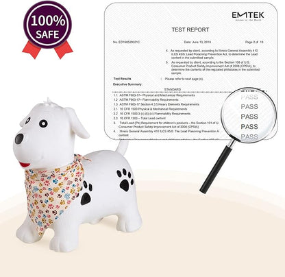 INPANY Bouncy Dog Hopper Toys for Toddlers-Hopping/Bouncing/Bounce Horse, Jumping Horse
