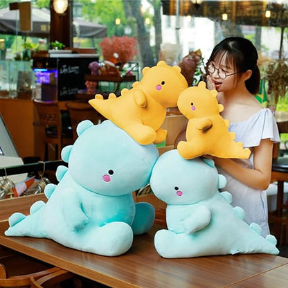 VHYHCY Cute Dinosaur Plush Toys, Fat Dinosaur Stuffed Animals Toys Dolls 20 inch