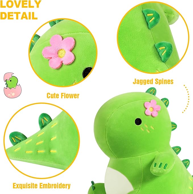 Ditucu Cute Dinosaur Cactus Stuffed Animals Toys Plush Dolls Super 12 inch