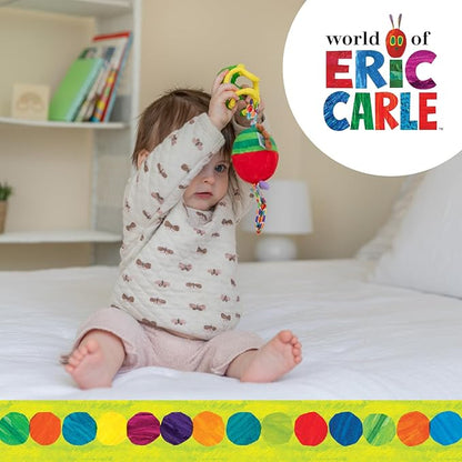 Eric Carle Very Hungry Caterpillar Chime Toy with Silicone Gummi Ogobolli ??Makes Sound When Shaken and Great for Teething