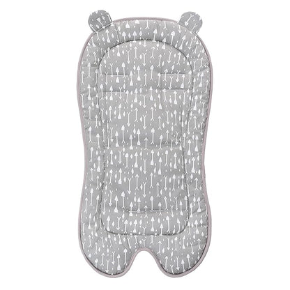 Miracle Baby Car Seat Insert Universal Breathable Baby Stroller Cushion Reversible 3D Air Mesh Cotton Stroller Mat for CarSeat, Buggy, Carrycot, High Chair (Grey Arrow)