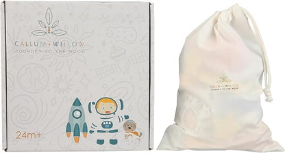 Toddler 30 Piece Stacking Wood Blocks Space Gift - Montessori 2 Year