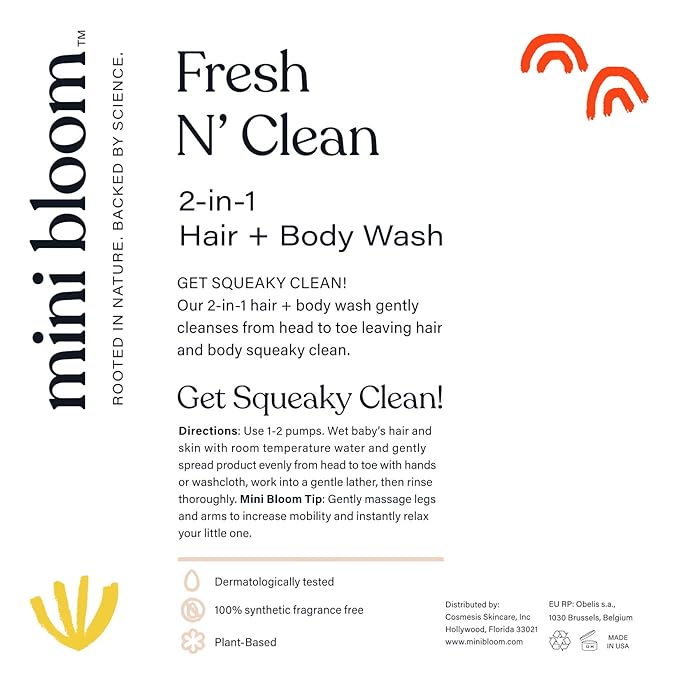 Fresh N’ Clean 2-in-1 Hair + Body Wash | Shampoo Sulfate-Free 16.6 oz