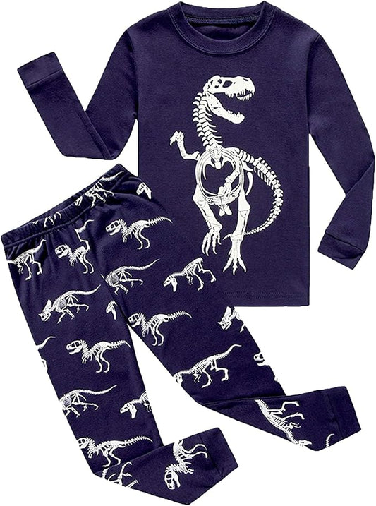 Family Feeling Little Big Boy Pajamas Sets 100% Cotton Pjs