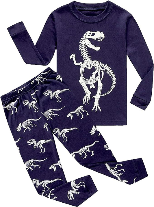 Family Feeling Little Big Boy Pajamas Sets 100% Cotton Pjs