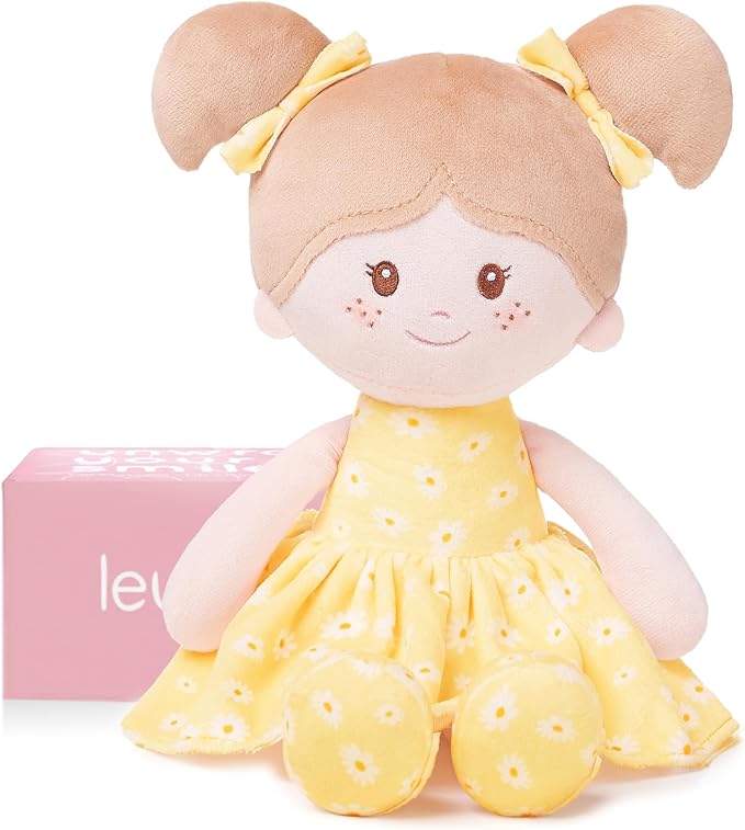 Soft Baby Doll Toys (12''), My First Baby Rag Doll for 1 Year-Old Girl Birthday Gift