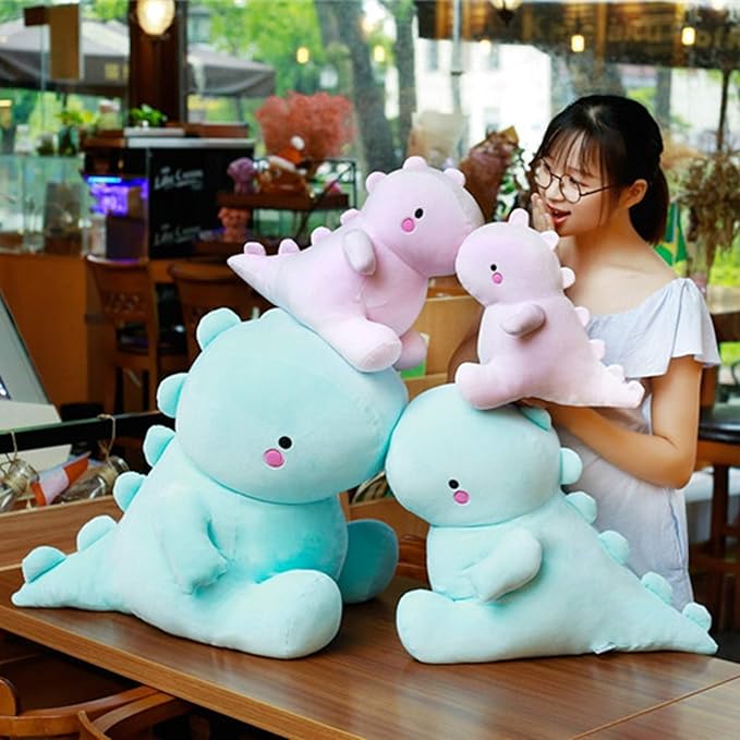 VHYHCY Cute Dinosaur Plush Toys, Fat Dinosaur Stuffed Animals Toys Dolls 20 inch