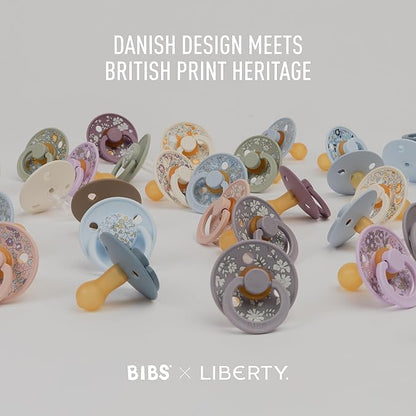BIBS Liberty Pacifier | 2 Colour Natural Rubber Latex Soothers