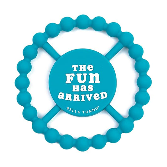 Bella Tunno Happy Teether ??Soft & Easy Grip Baby Teether Toy, Silicone Teether Ring to Help Soothe Gums