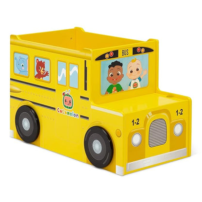 Delta Children CoComelon School Bus Toy Box + Delta Children