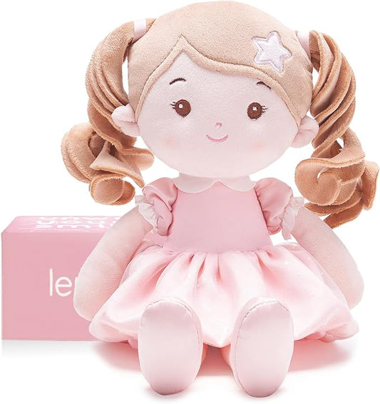 Soft Baby Doll Toys (12''), My First Baby Rag Doll for 1 Year-Old Girl Birthday Gift