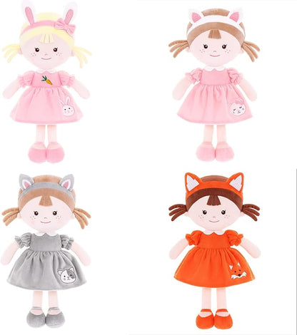 Onetoo Bunny Doll Plush Baby Doll Rabbit Doll First Baby Dress14