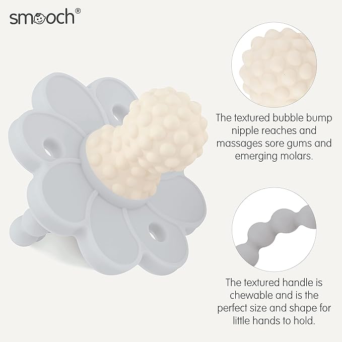 Soothipop Silicone Pacifier Teething Toys for Babies 0-6 Months 12, 18 Months - Pacifier Shaped Baby Teether