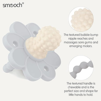 Soothipop Silicone Pacifier Teething Toys for Babies 0-6 Months 12, 18 Months - Pacifier Shaped Baby Teether