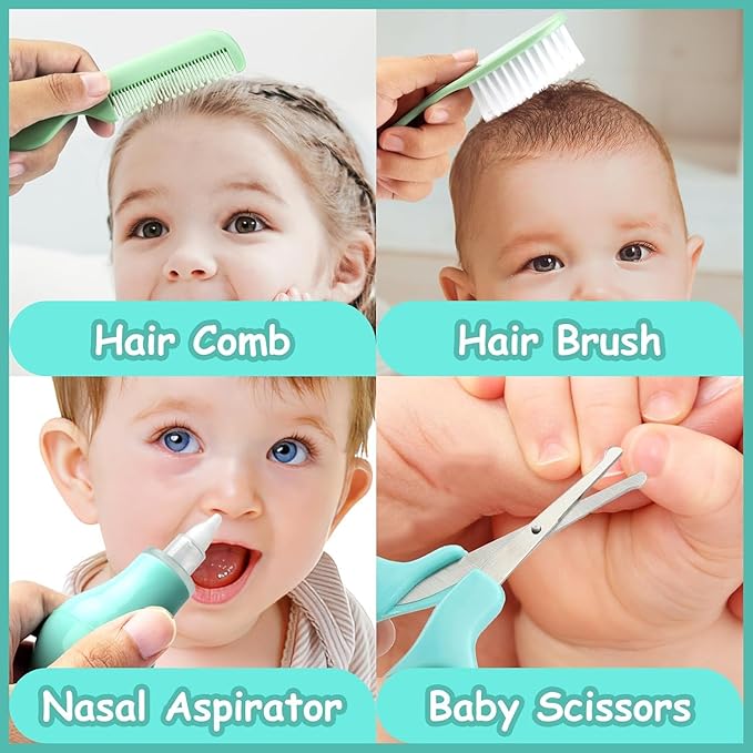 Baby Healthcare and Grooming Kit, 26 in 1 Portable Baby 26 in 1)