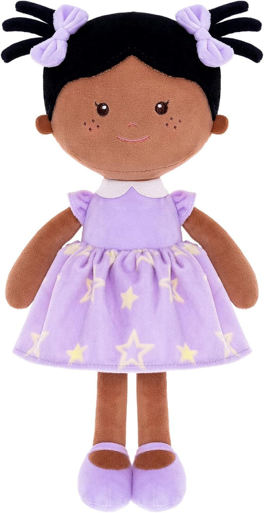 Onetoo First Baby Doll Plush Rag Doll Sleeping Cuddle Buddy 14"（Milly Series）