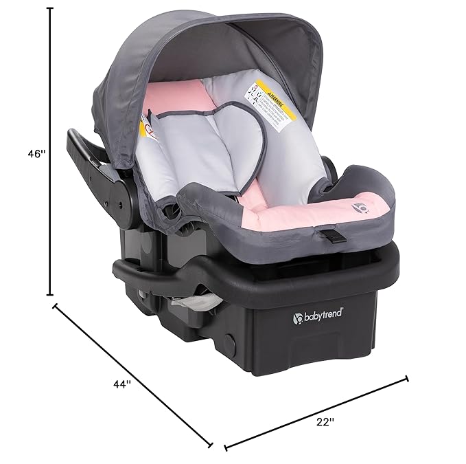 Baby Trend Expedition® Jogger Travel System with EZ-Lift™ Infant Car Seat, Dash Pink