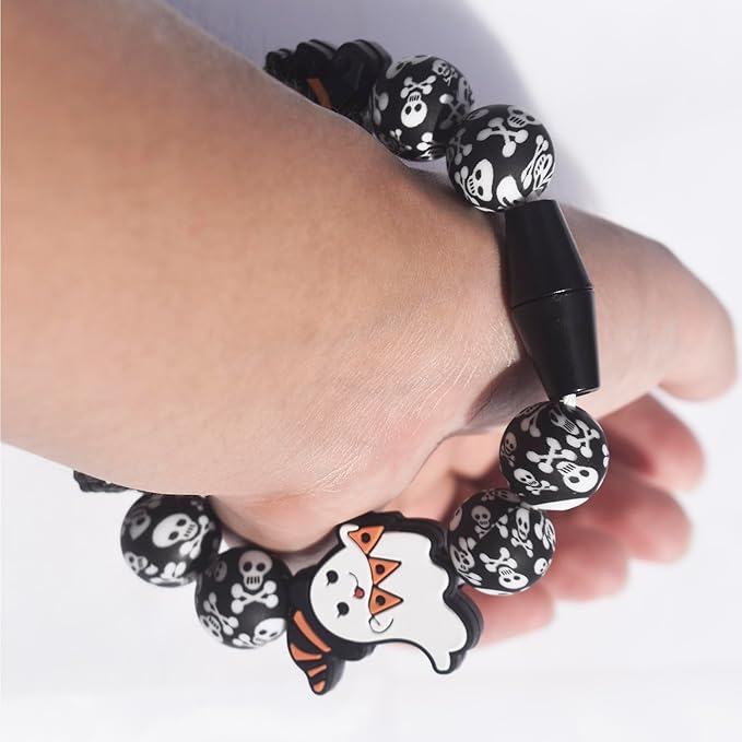 Halloween Baby Toy Gothic Baby Teether Ring Baby Stuff Teething