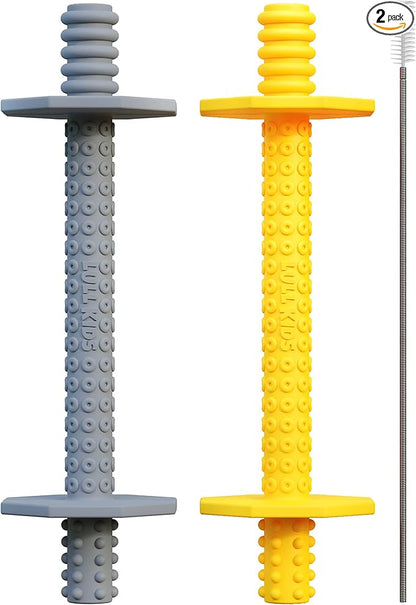 Hollow Teething Tubes - Baby Teething Toys for Babies 0-6 Months, Teething Toys for Babies 6-12 Months