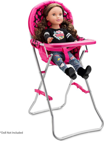 Doll Accessories Gift Bundle Stroller Bed Highchair, Baby Doll Furniture Set